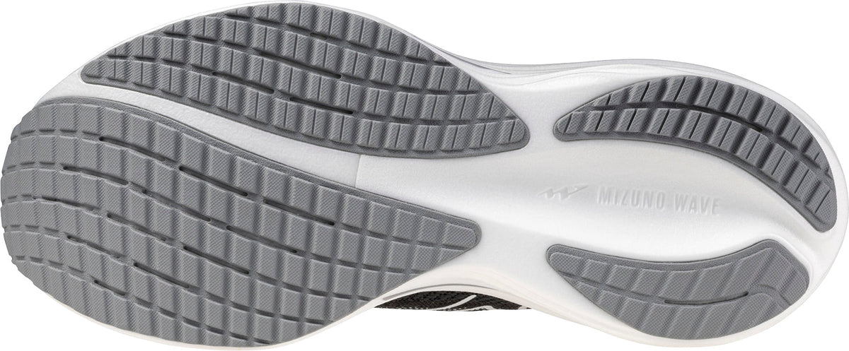 Mizuno Women's Wave Rider 29 Wide Fit (D) Running Shoes - Black