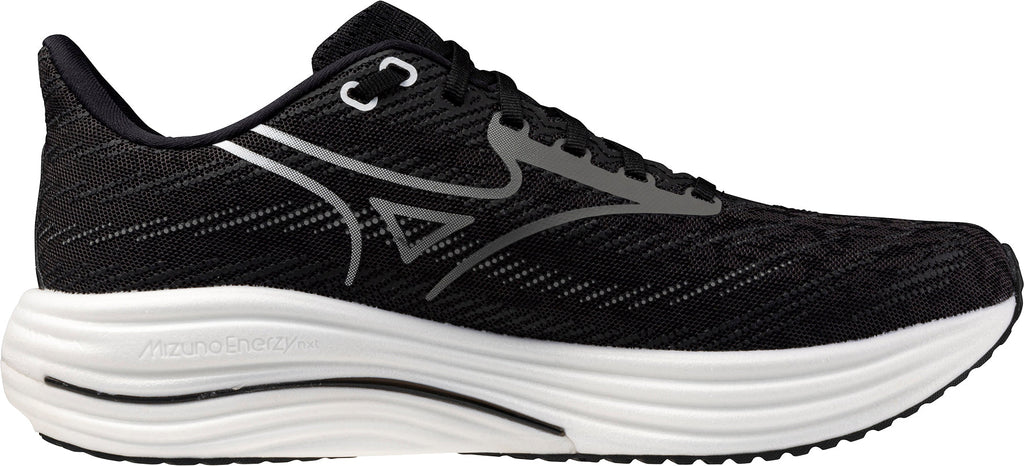 Mizuno Men's Wave Rider 29 Wide Fit (2E) Running Shoes - Black