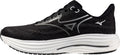 Mizuno Men's Wave Rider 29 Wide Fit (2E) Running Shoes - Black
