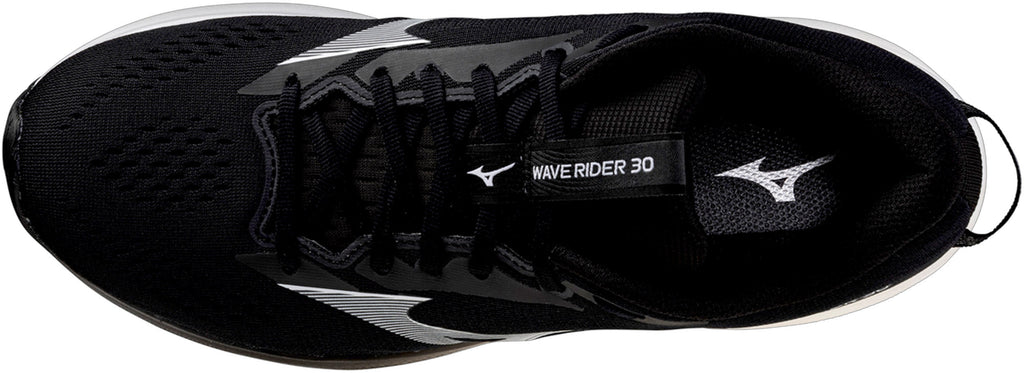 Mizuno Men's Wave Rider 30 Wide Fit Running Shoes - Black