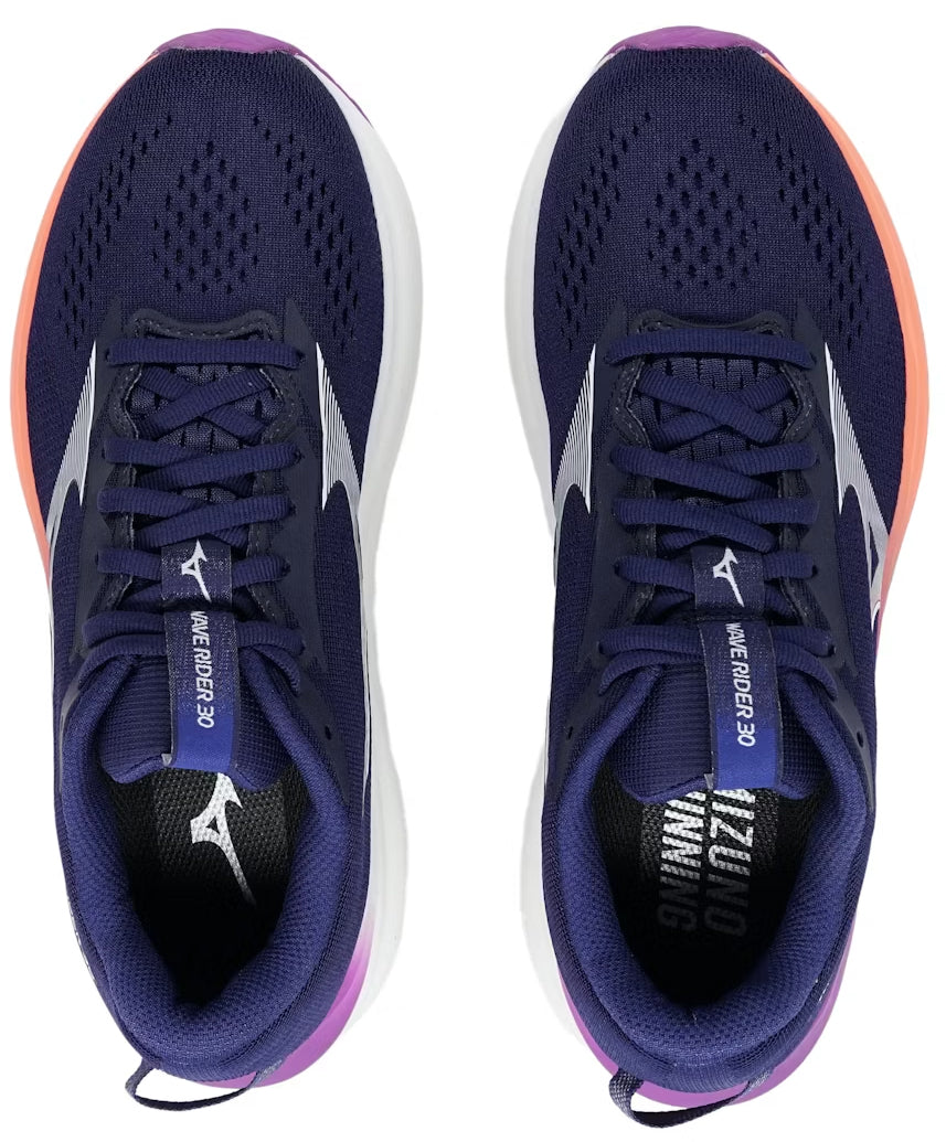 Mizuno Women's Wave Rider 30 Running Shoes - Blue