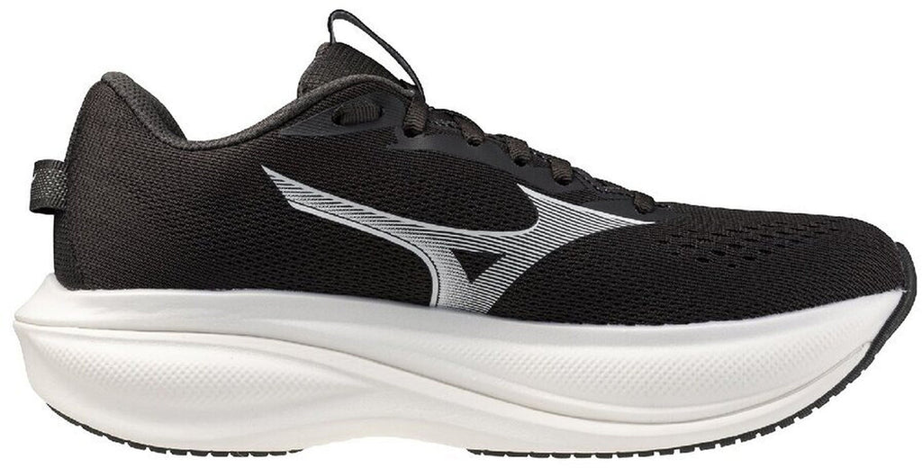 Mizuno Women's Wave Rider 30 Wide Fit Running Shoes - Black