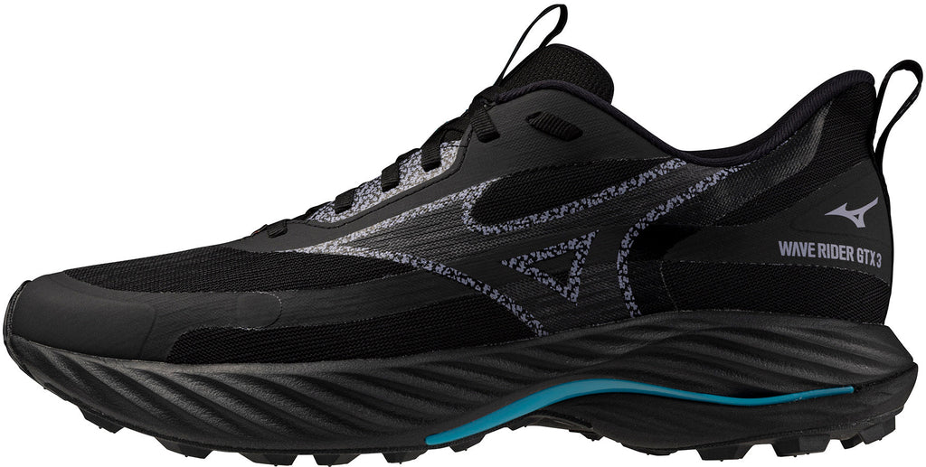 Mizuno Men's Wave Rider GORE-TEX 3 Trail Running Shoes - Black