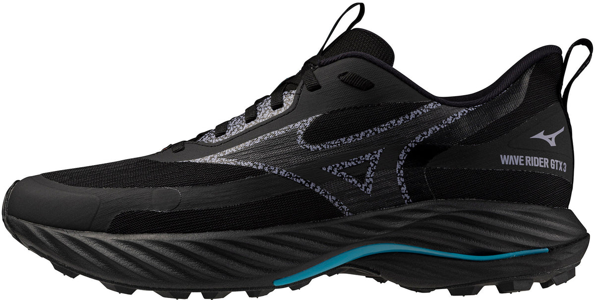 Mizuno Men's Wave Rider GORE-TEX 3 Trail Running Shoes - Black