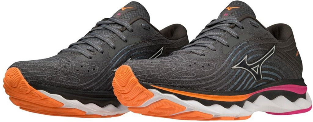 Mizuno Women's Wave Sky 6 Running Shoes - Grey