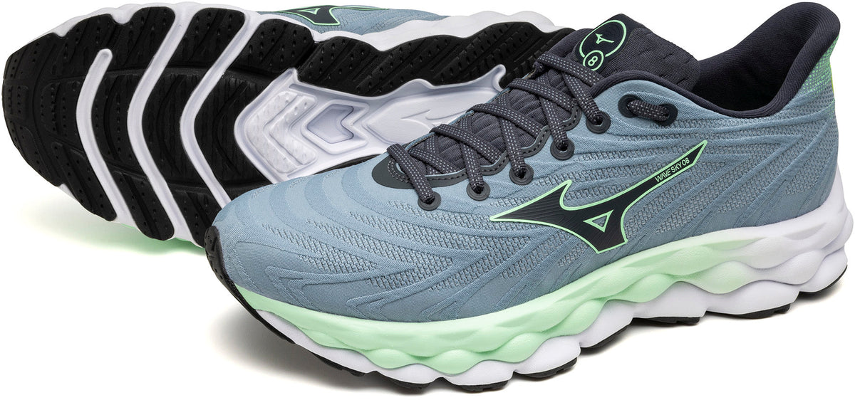 Mizuno Men's Wave Sky 8 Running Shoes - Blue