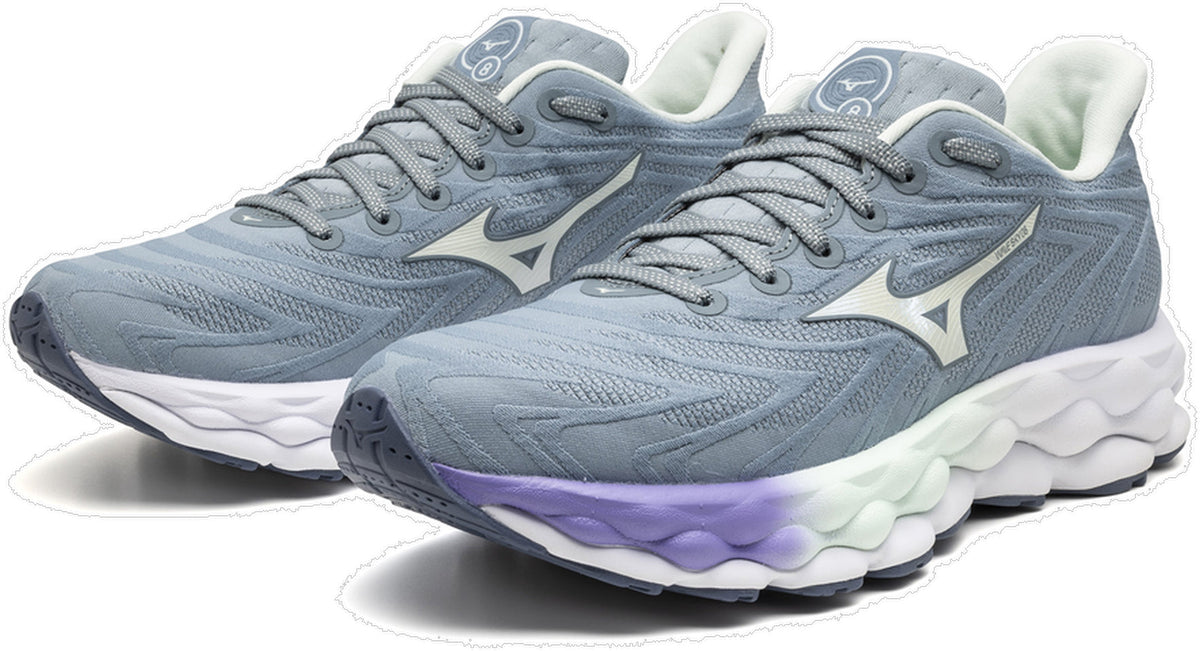 Mizuno Women's Wave Sky 8 Running Shoes - Grey