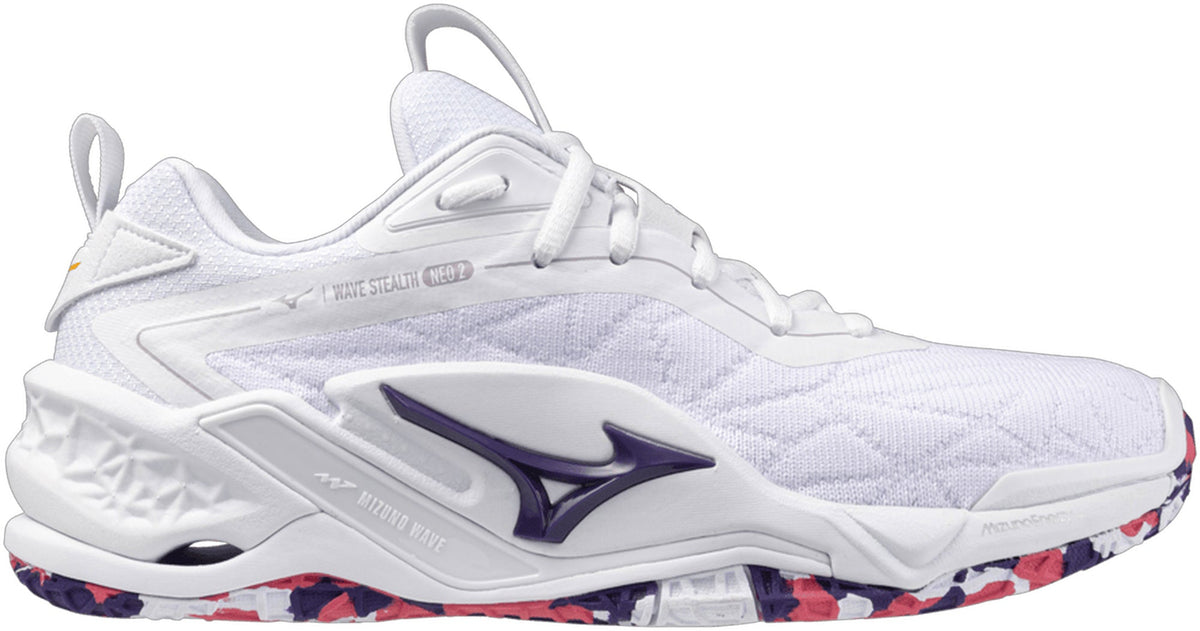 Mizuno Women's Wave Stealth Neo 2 Netball Shoes - White