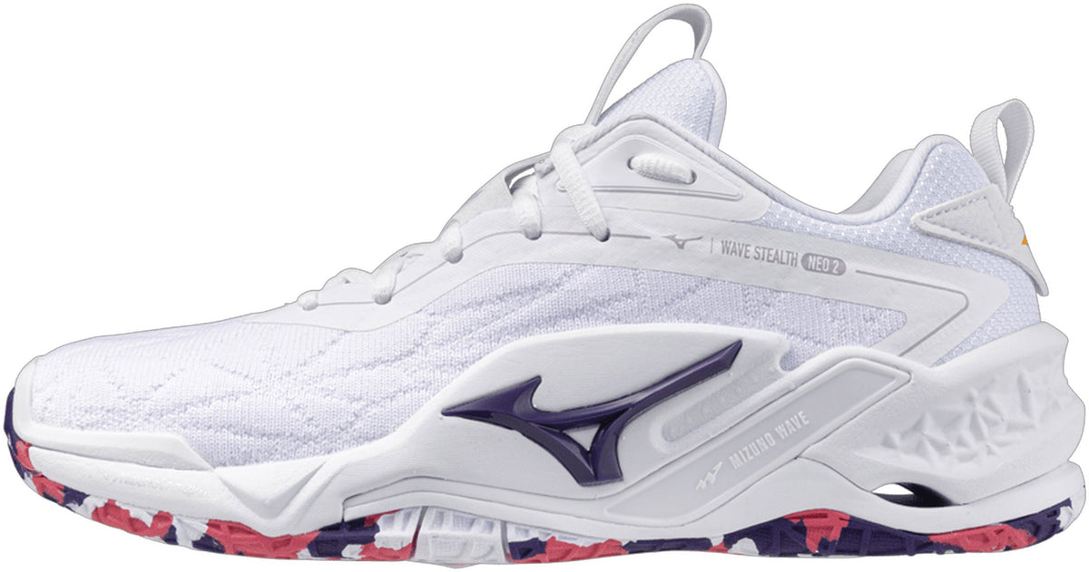 Mizuno Women's Wave Stealth Neo 2 Netball Shoes - White