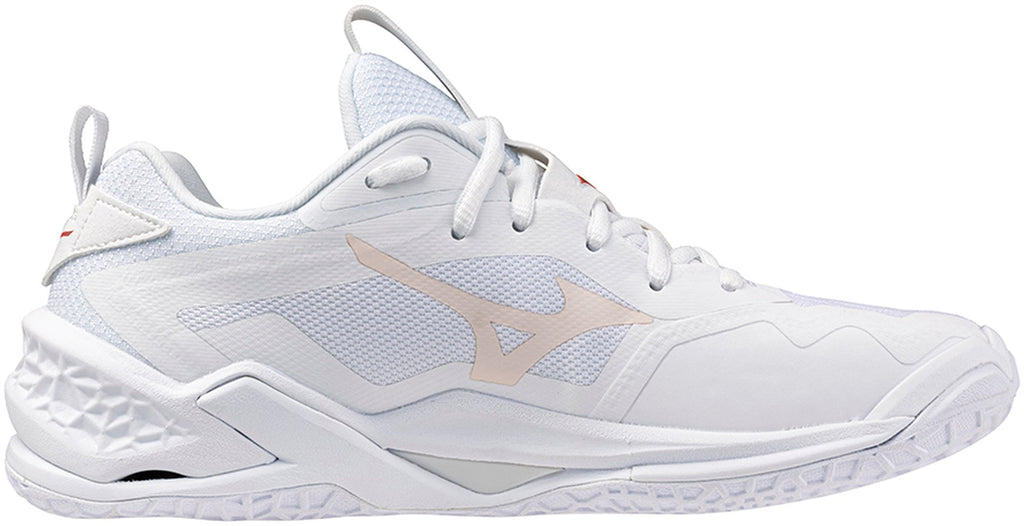 Mizuno Women's Wave Stealth Neo 2 Netball Shoes - White