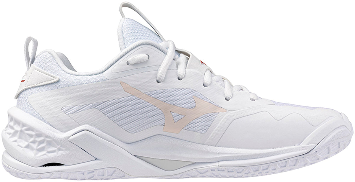 Mizuno Women's Wave Stealth Neo 2 Netball Shoes - White