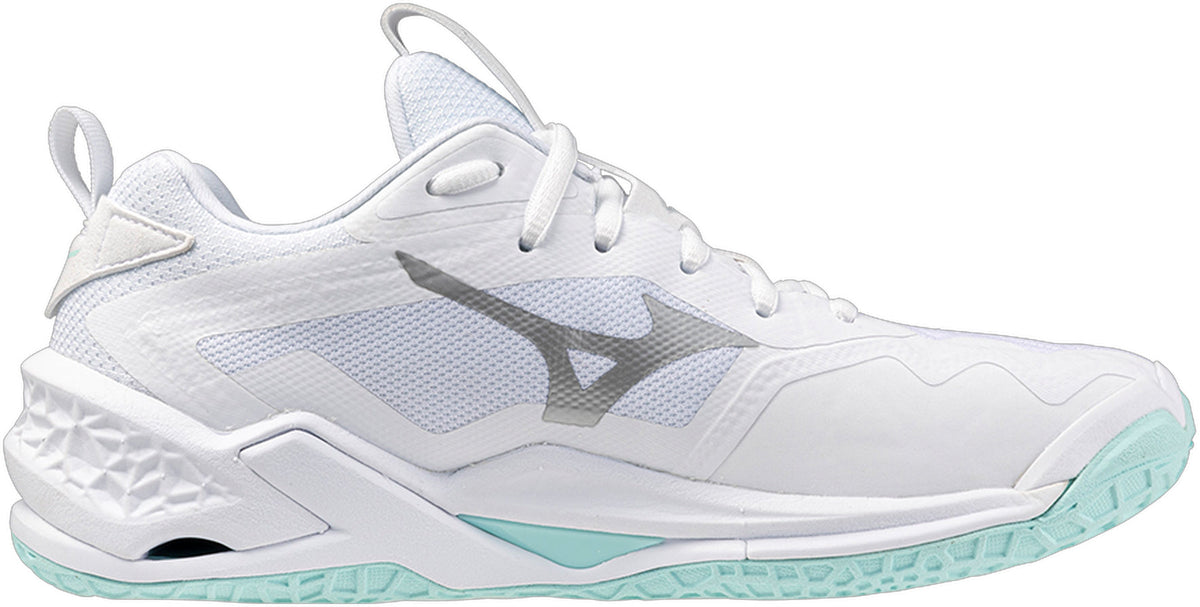 Mizuno Women's Wave Stealth Neo 2 Netball Shoes - White