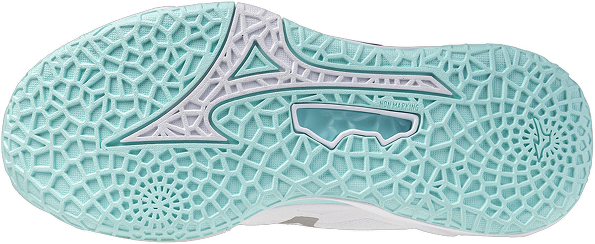 Mizuno Women's Wave Stealth Neo 2 Netball Shoes - White