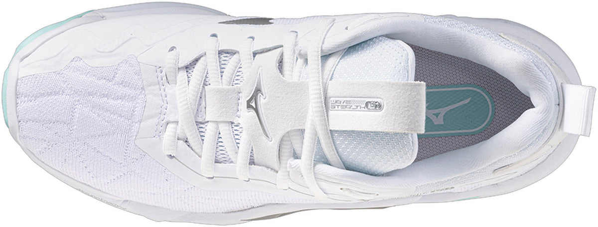 Mizuno Women's Wave Stealth Neo 2 Netball Shoes - White
