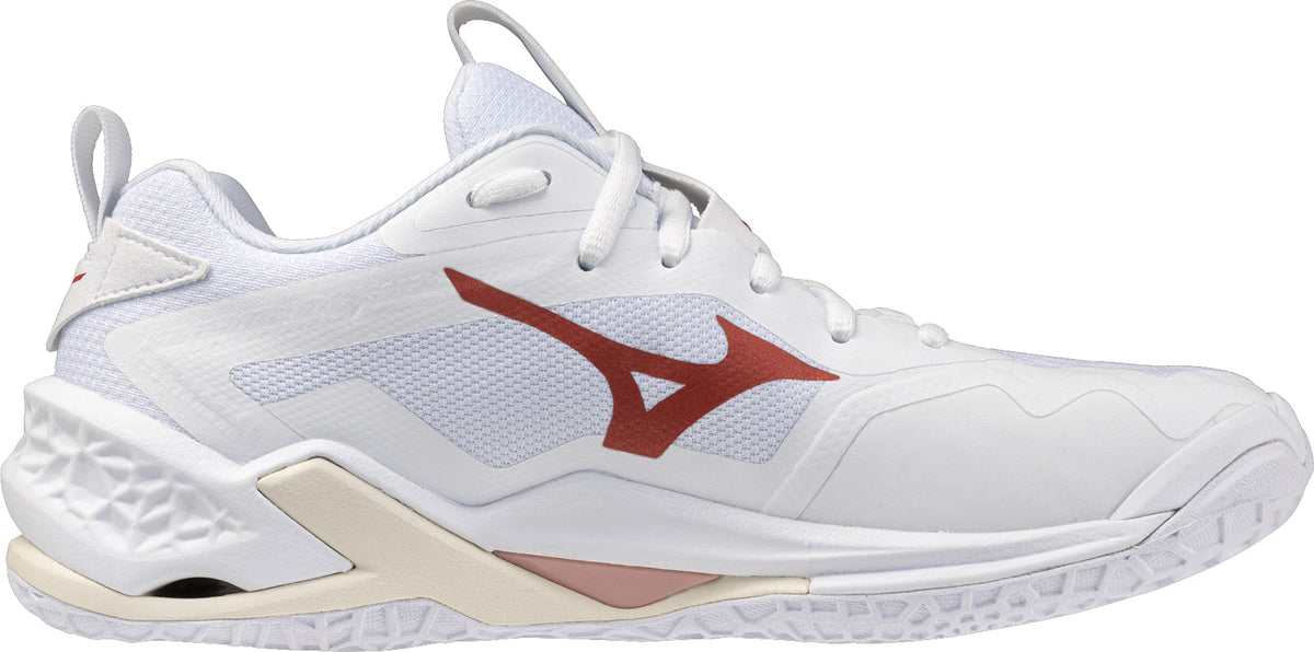 Mizuno Women's Wave Stealth Neo 2 Netball Shoes - White