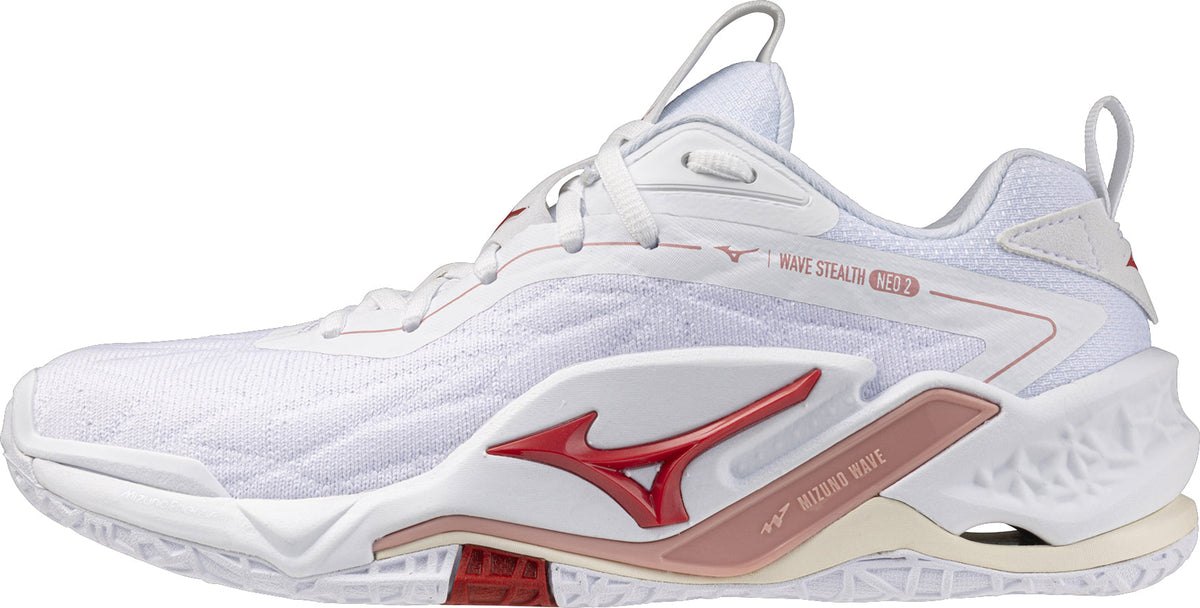 Mizuno Women's Wave Stealth Neo 2 Netball Shoes - White
