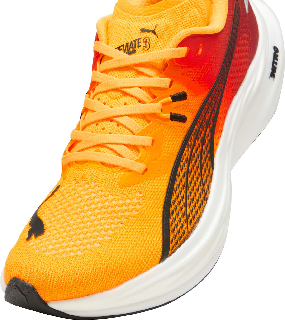 Puma Women's Deviate Nitro 3 Running Shoes - Orange