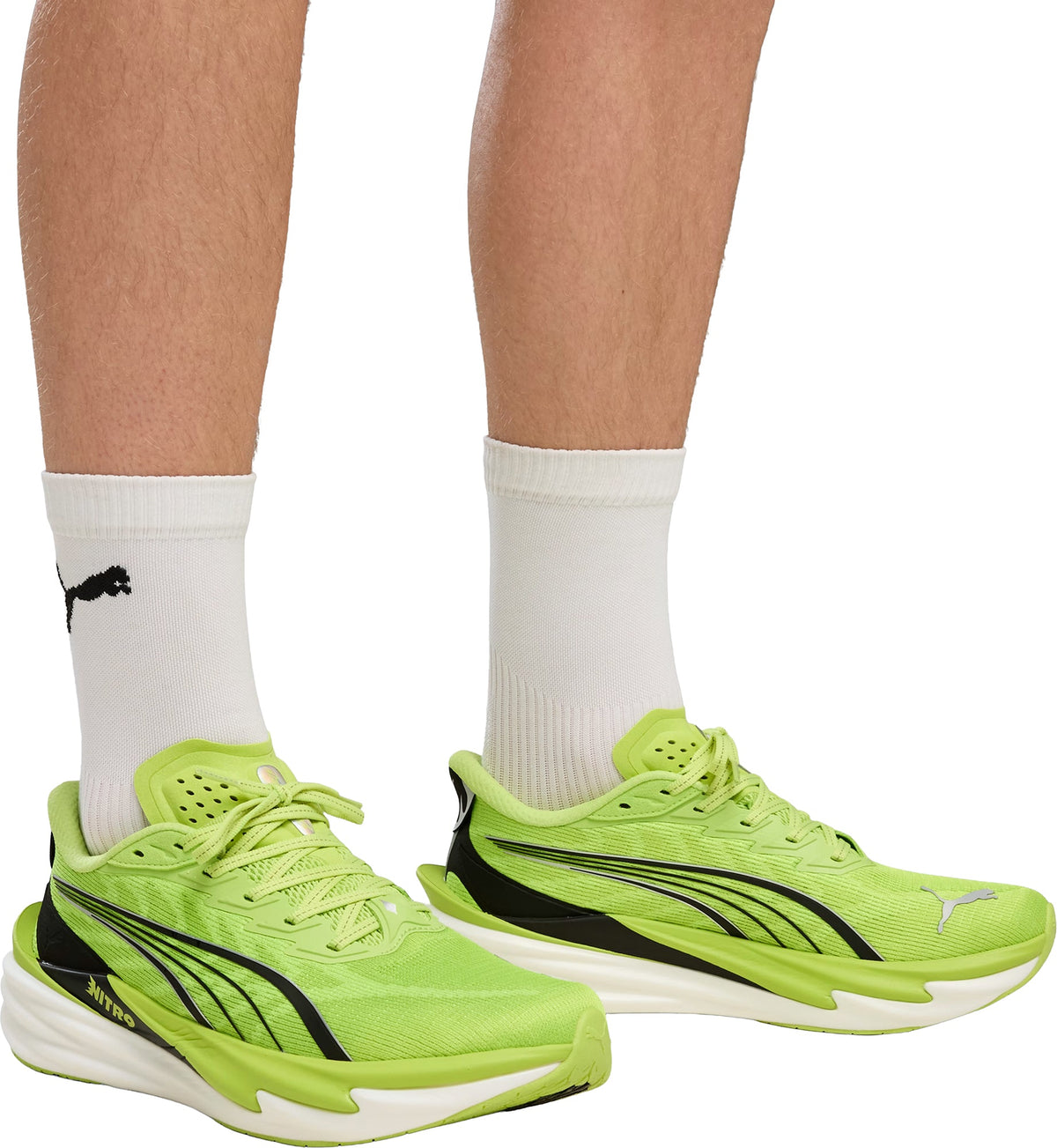 Puma Men's Deviate Nitro 4 Running Shoes - Green