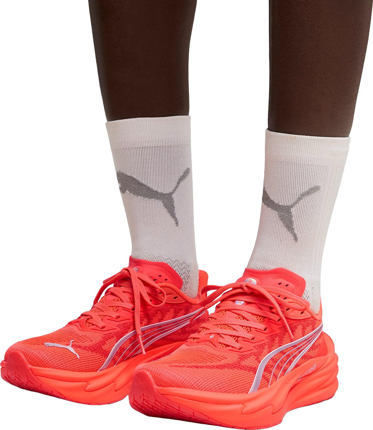 Puma Women's Deviate Nitro 4 Running Shoes - Red