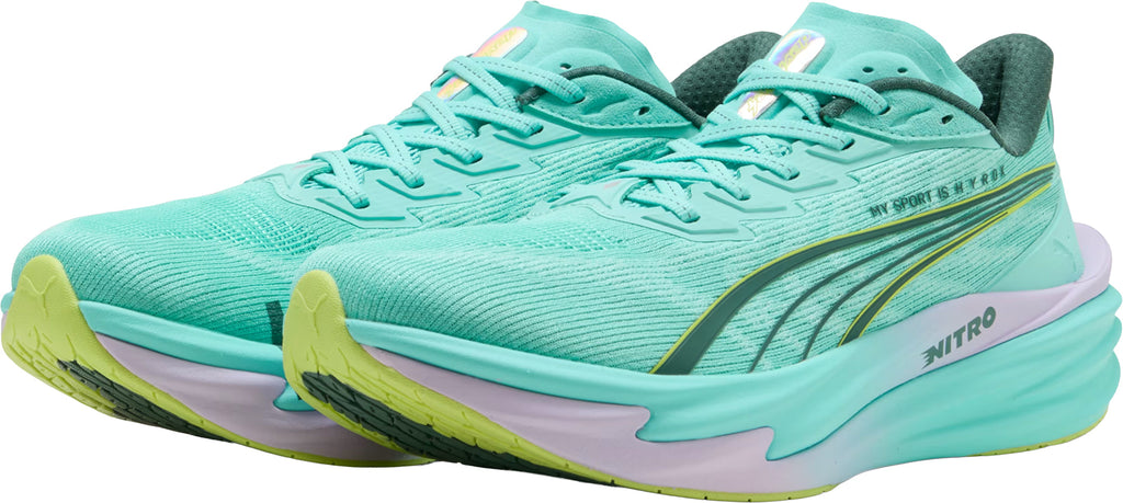 Puma Men's Deviate Nitro 4 HYROX Running Shoes - Green