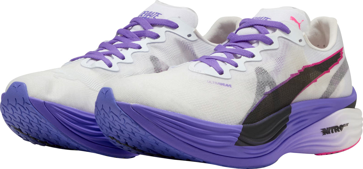 Puma Men's Deviate Nitro Elite 3 Running Shoes - White