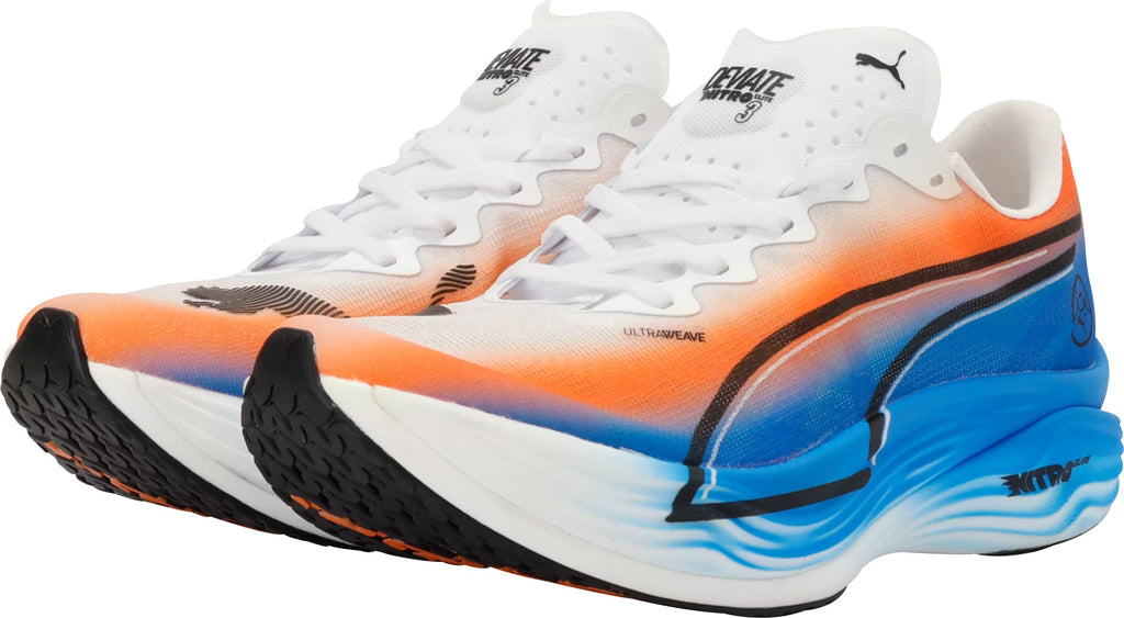 Puma Men's Deviate Nitro Elite 3 Running Shoes - White