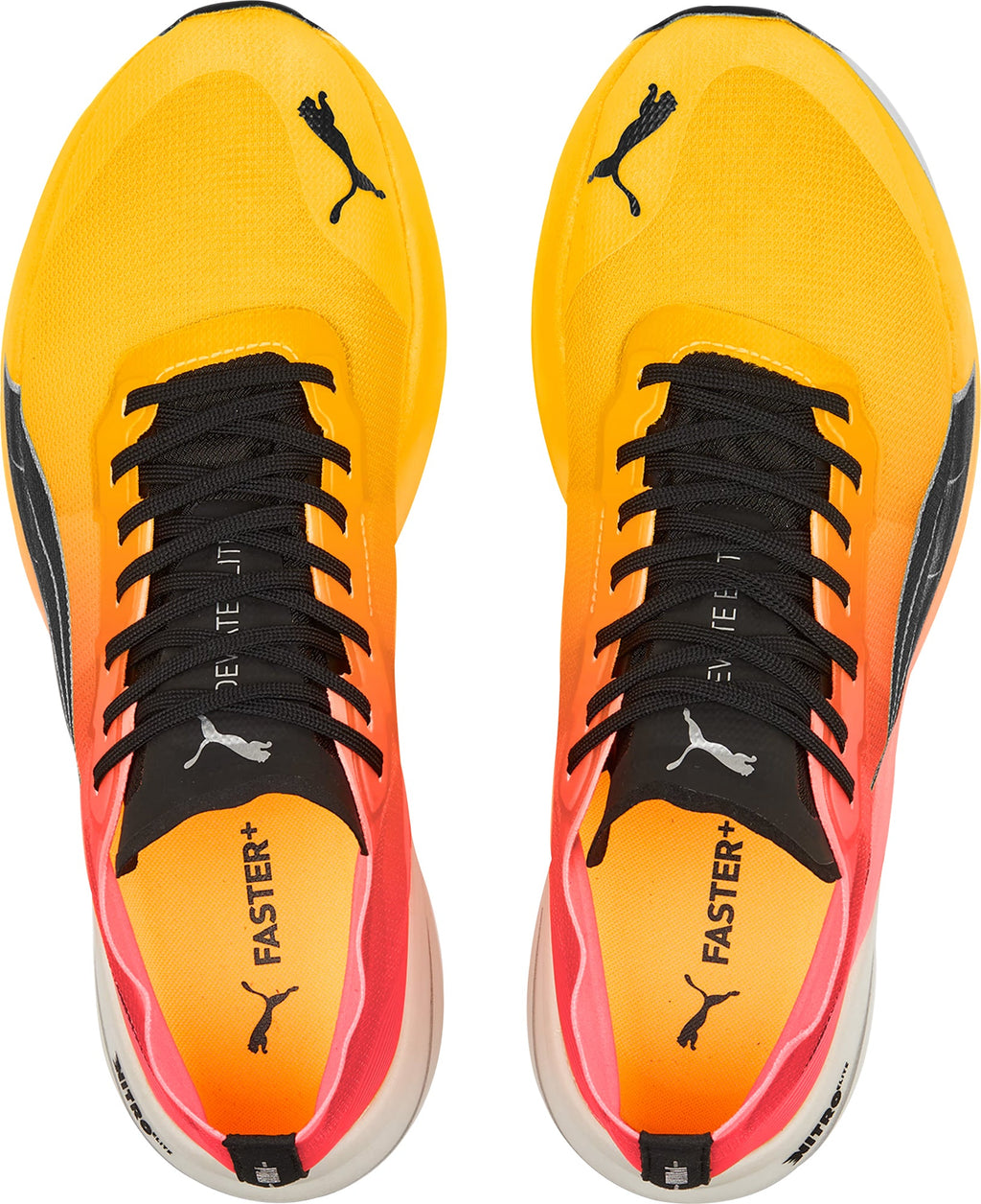 Puma Men's Deviate Nitro Elite Running Shoes - Yellow