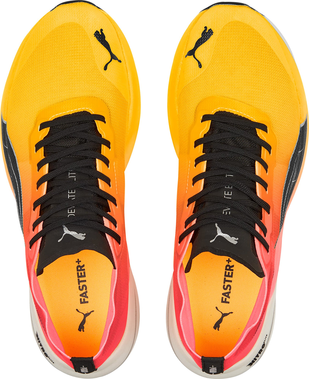 Puma Men's Deviate Nitro Elite Running Shoes - Yellow