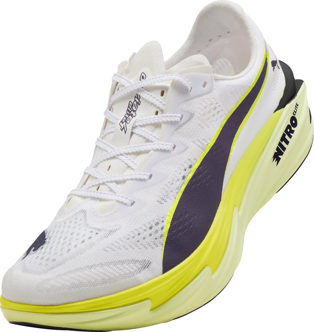 Puma Men's Deviate Nitro Elite 4 Running Shoes - White