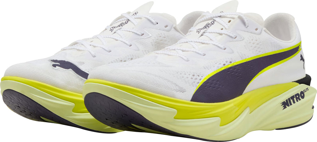 Puma Men's Deviate Nitro Elite 4 Running Shoes - White