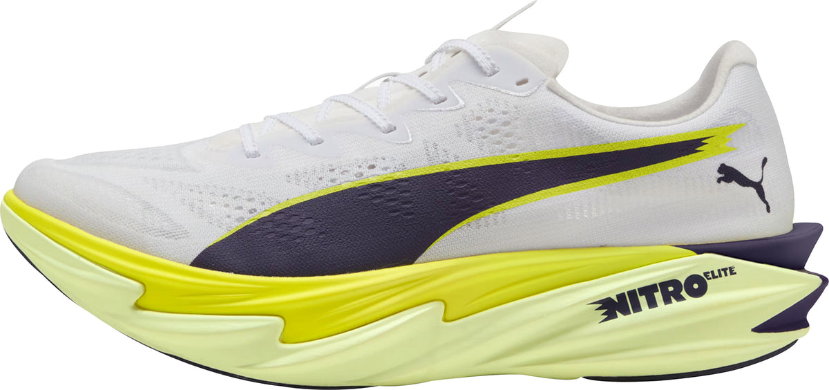 Puma Men's Deviate Nitro Elite 4 Running Shoes - White