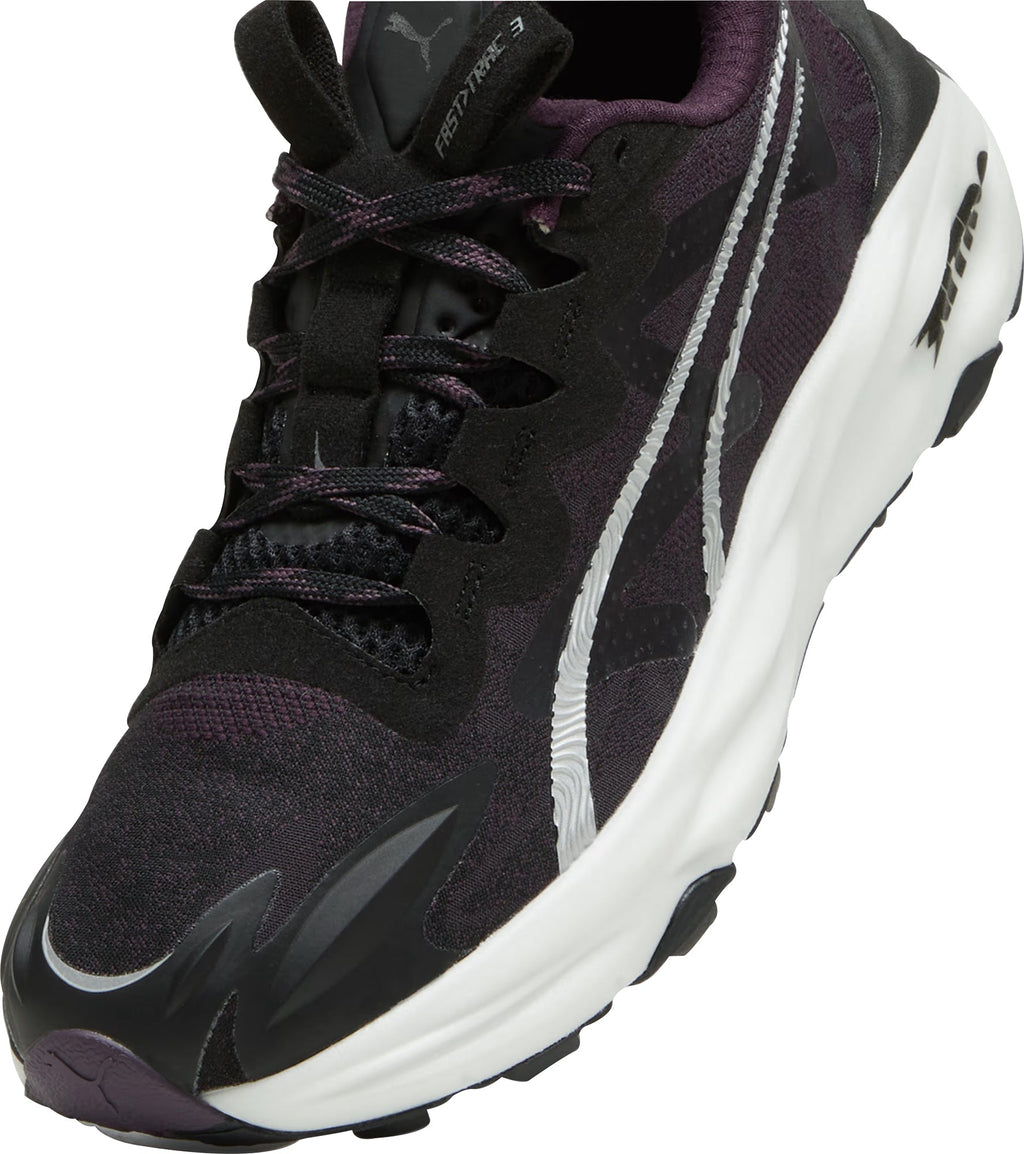 Puma Women's Fast-Trac Nitro 3 Trail Running Shoes - Black