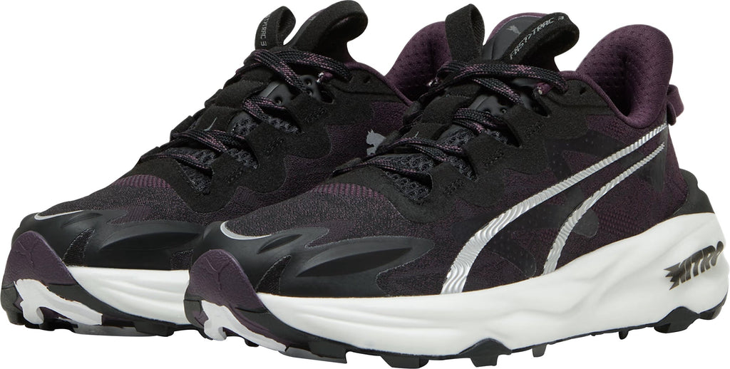 Puma Women's Fast-Trac Nitro 3 Trail Running Shoes - Black