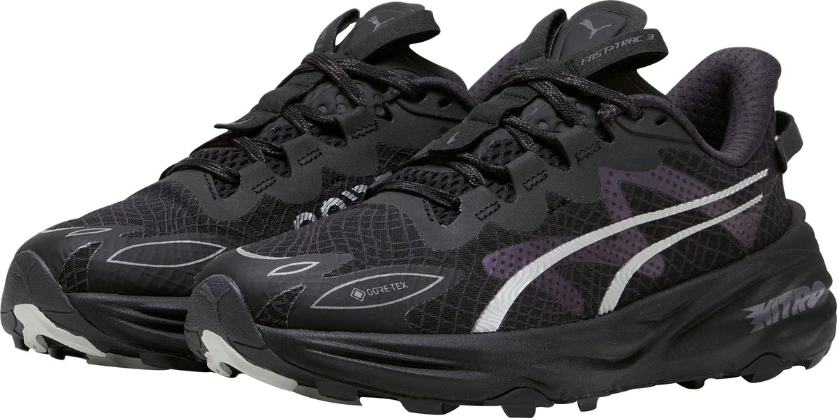 Puma Women's Fast-Trac Nitro 3 GORE-TEX Trail Running Shoes - Black