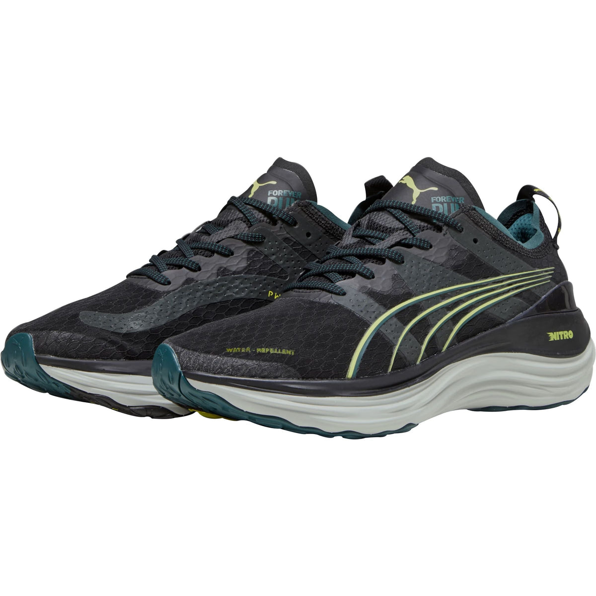 Puma Men's ForeverRun Nitro WTR Running Shoes - Black