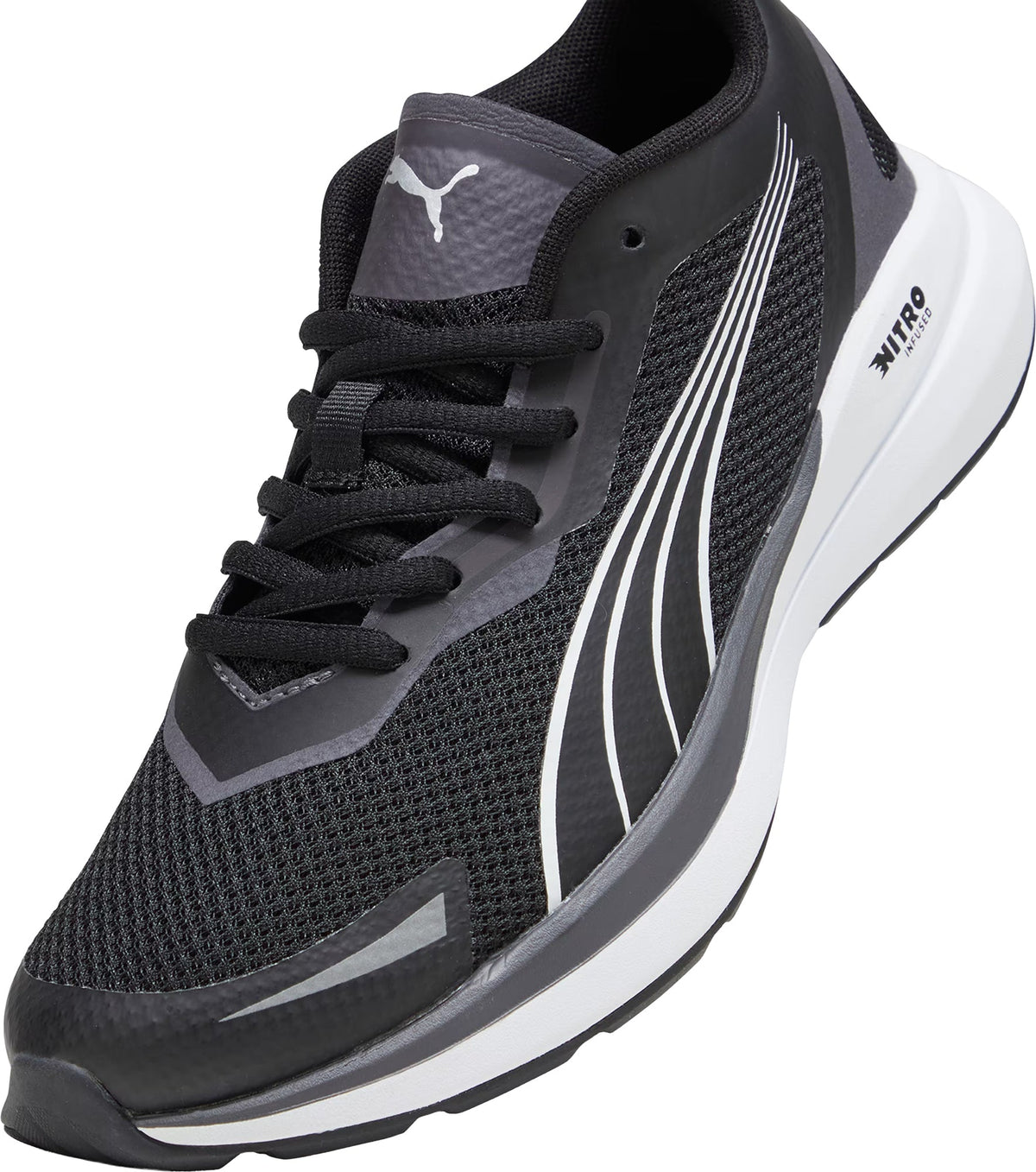 Puma Junior Kruz Nitro Running Shoes - Black