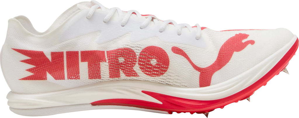 Puma Long Distance Nitro Elite 3 Running Spikes - White