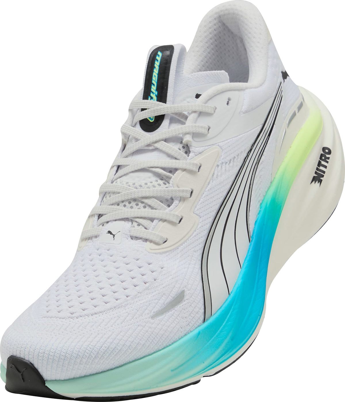 Puma Men's Magnify Nitro 3 Running Shoes - White