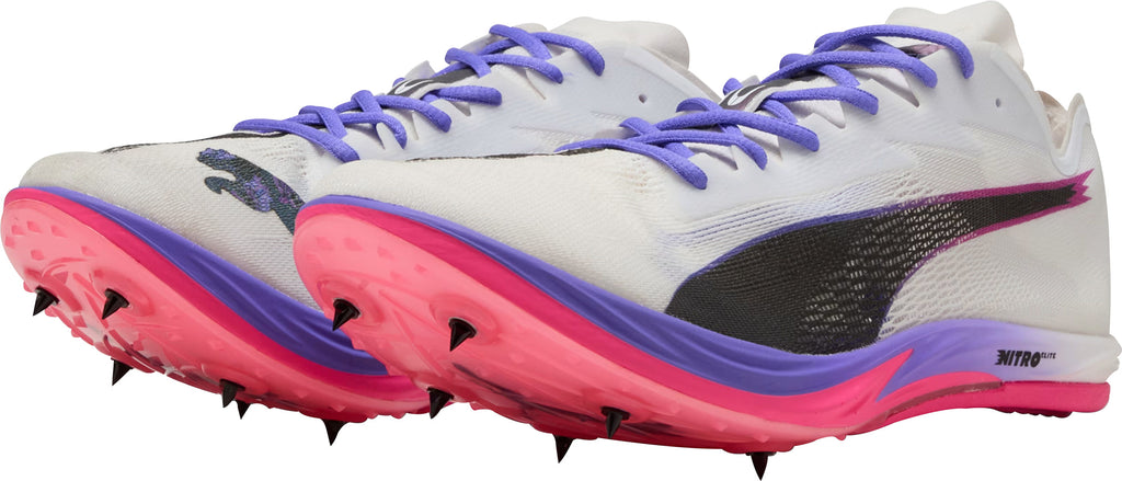 Puma Nitro Elite 3 Long Distance Running Spikes - White