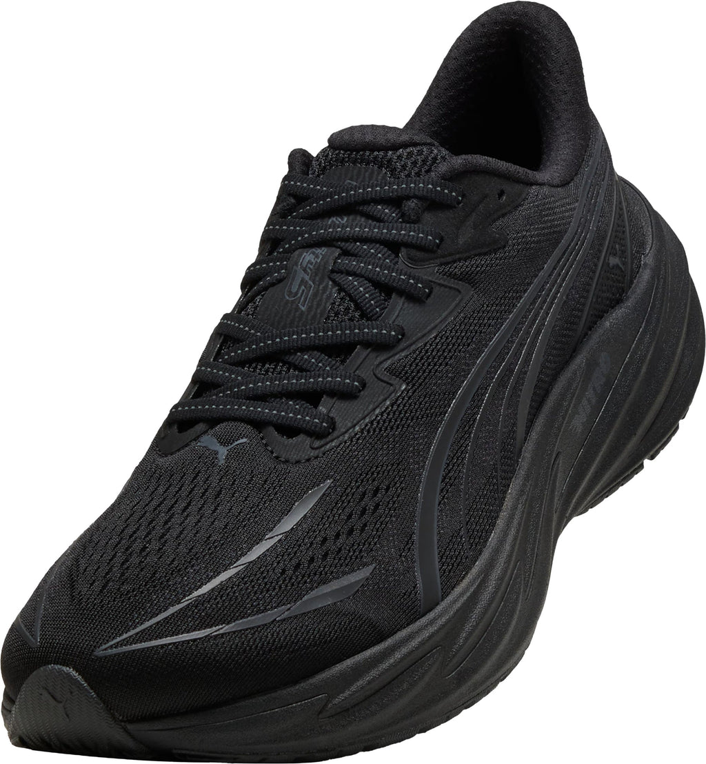 Puma Men's Velocity Nitro 5 Wide Fit Running Shoes - Black