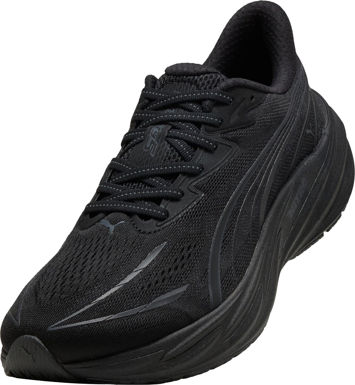 Puma Men's Velocity Nitro 5 Wide Fit Running Shoes - Black