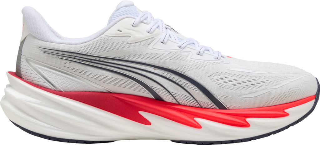Puma Men's Velocity Nitro 5 Wide Fit Running Shoes - White