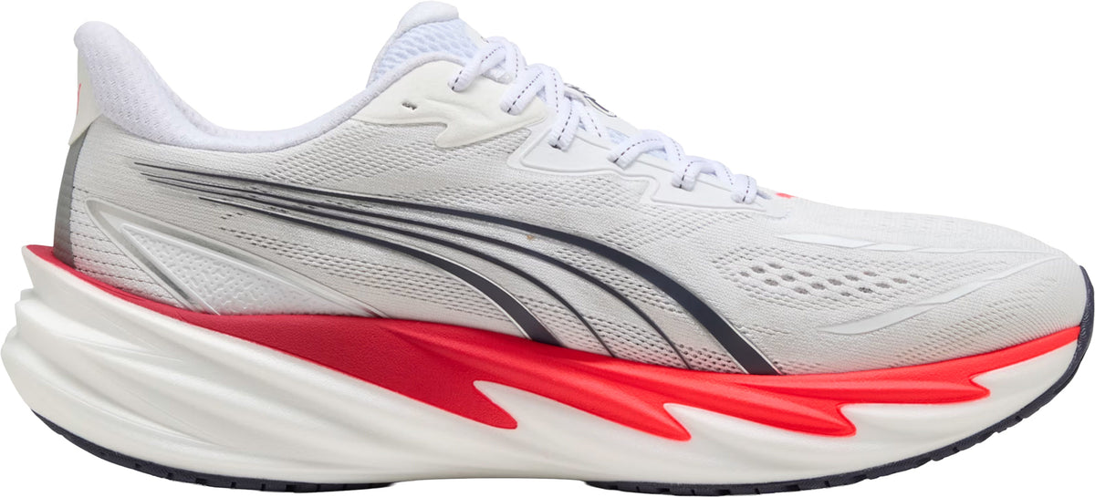 Puma Men's Velocity Nitro 5 Wide Fit Running Shoes - White