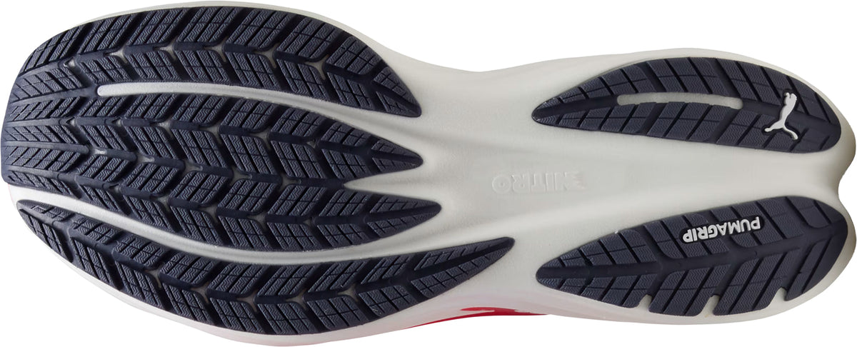 Puma Men's Velocity Nitro 5 Wide Fit Running Shoes - White