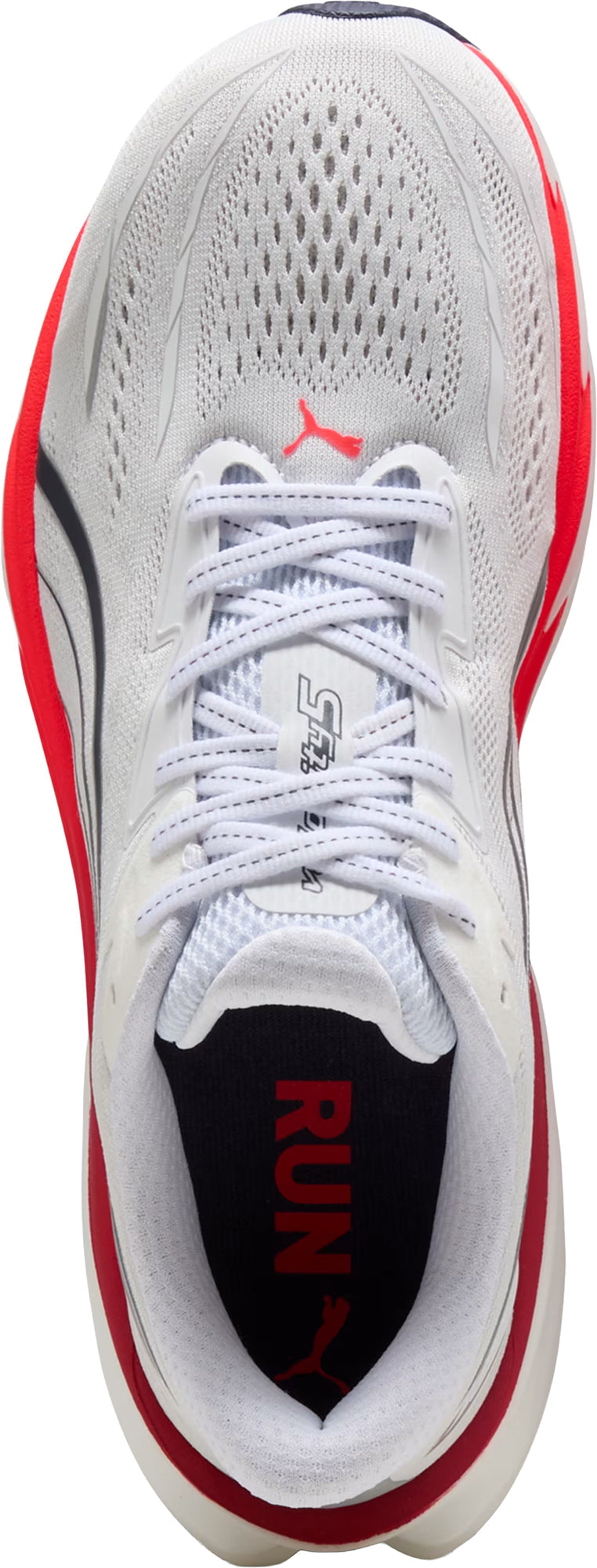 Puma Men's Velocity Nitro 5 Wide Fit Running Shoes - White