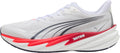 Puma Men's Velocity Nitro 5 Wide Fit Running Shoes - White