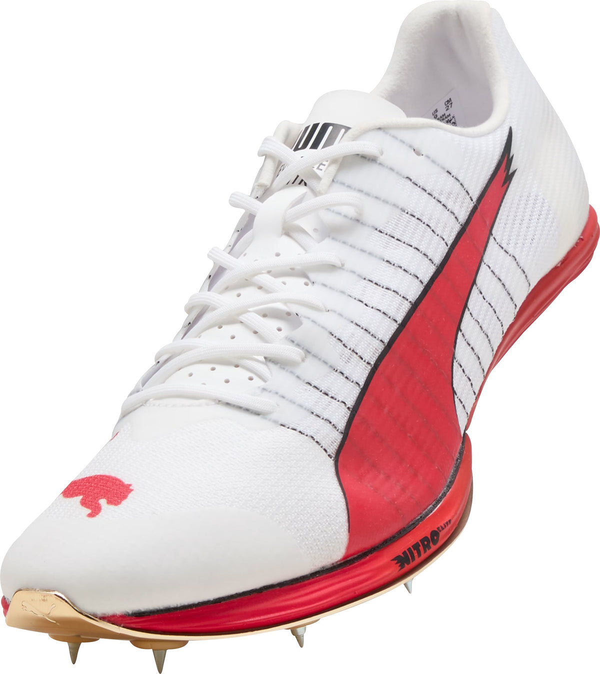 Puma evoSpeed Forte Nitro Elite Running Spikes - White