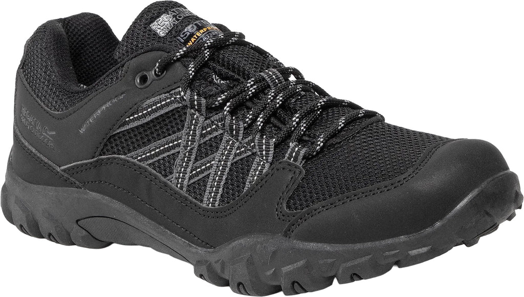Regatta Men's Edgepoint III Waterproof Walking Shoes - Black