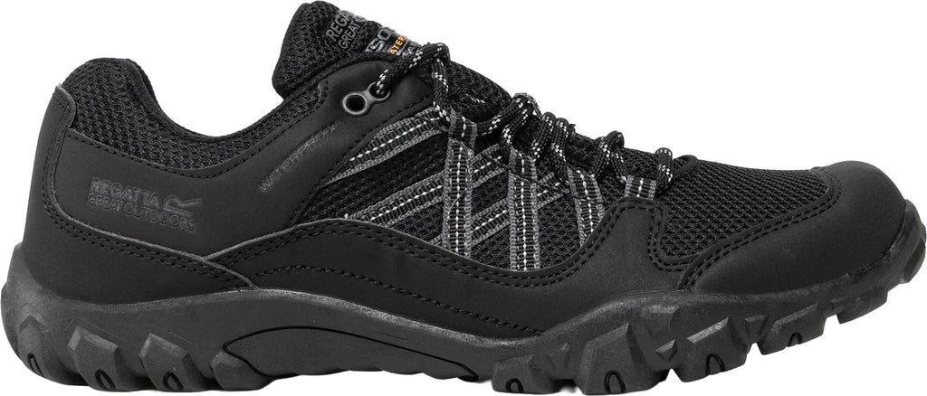 Regatta Men's Edgepoint III Waterproof Walking Shoes - Black