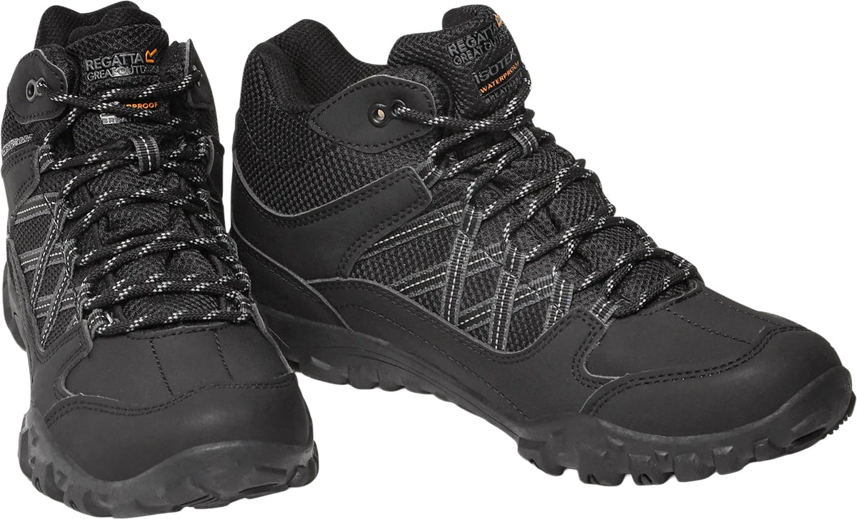 Regatta Men's Edgepoint Waterproof Walking Boots - Black